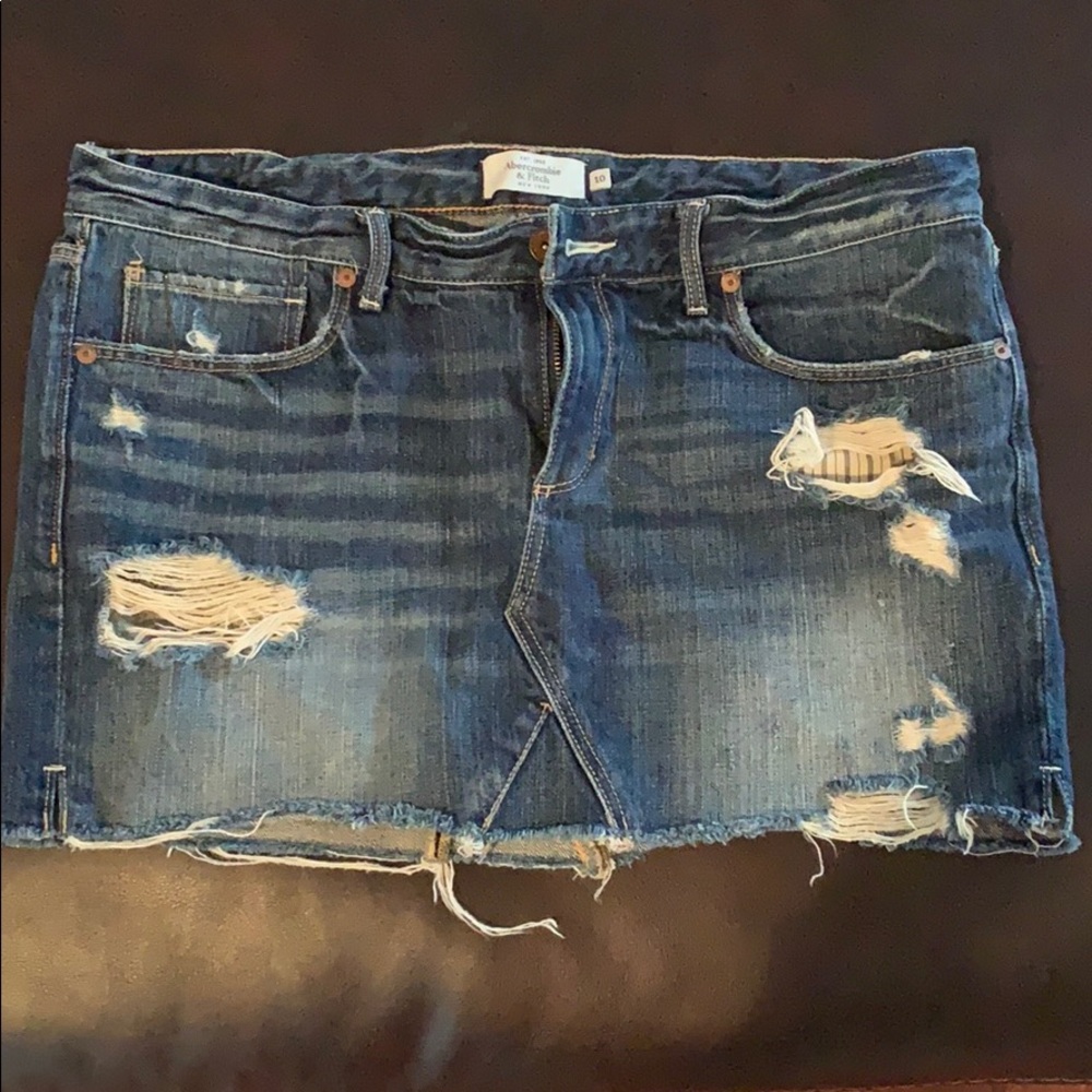 Abercrombie Denim Mini Skirt Size 10